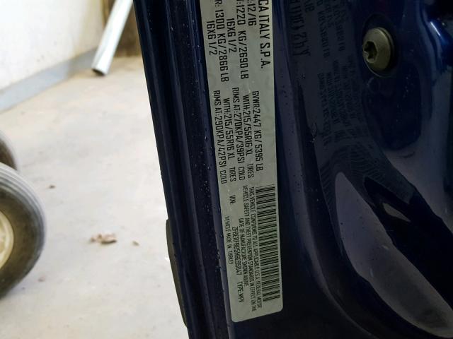 ZFBERFBB5H6E95047 - 2017 RAM PROMASTER 蓝色 照片 10