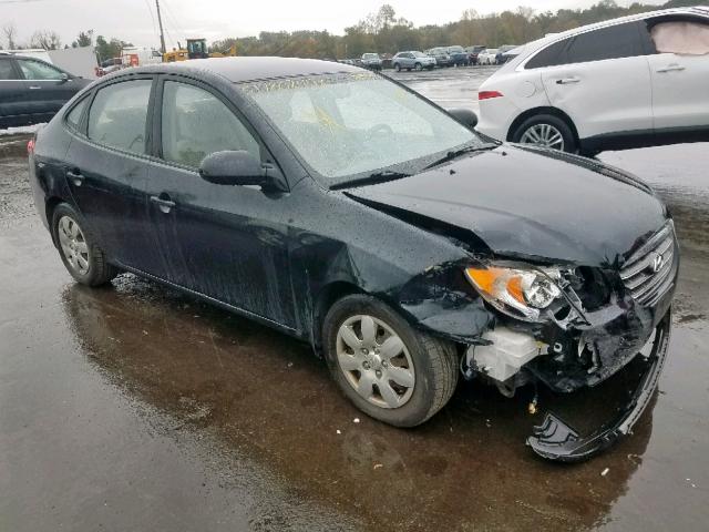 KMHDU46D37U026680 - 2007 HYUNDAI ELANTRA GL BLACK photo 1