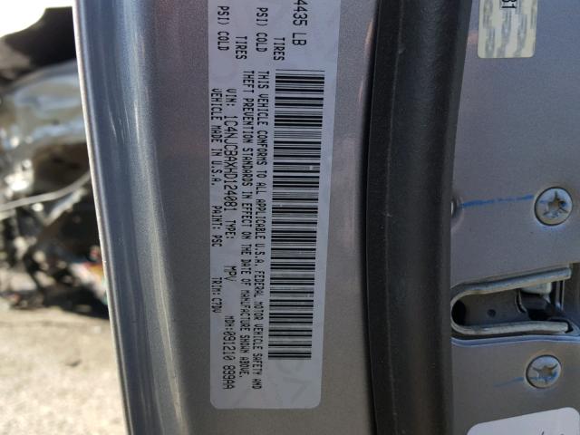 1C4NJCBAXHD124081 - 2017 JEEP COMPASS SP 灰色 照片 10