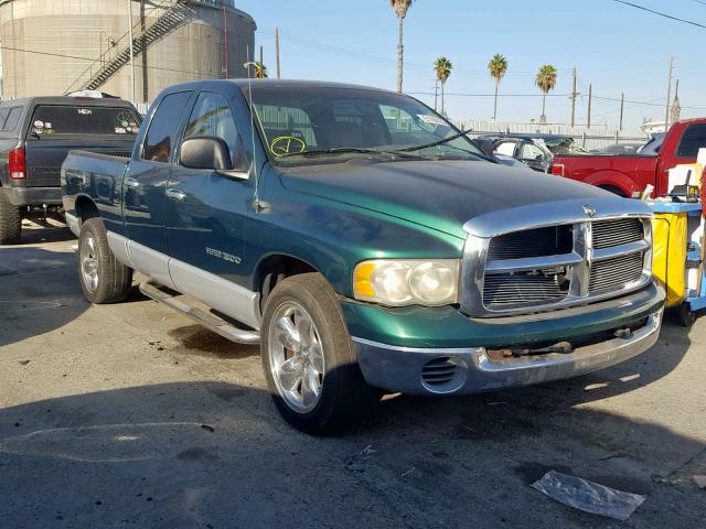 1D7HA18N43J500740 - 2003 DODGE RAM 1500 S GREEN photo 1