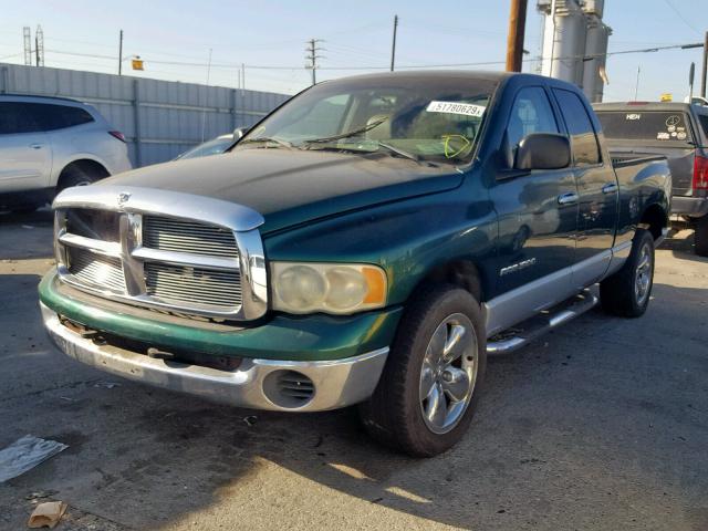 1D7HA18N43J500740 - 2003 DODGE RAM 1500 S GREEN photo 2