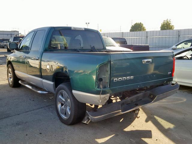 1D7HA18N43J500740 - 2003 DODGE RAM 1500 S GREEN photo 3