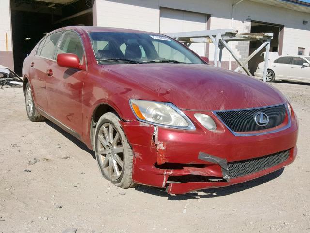 JTHCH96S560001672 - 2006 LEXUS GS 300 BURGUNDY photo 1