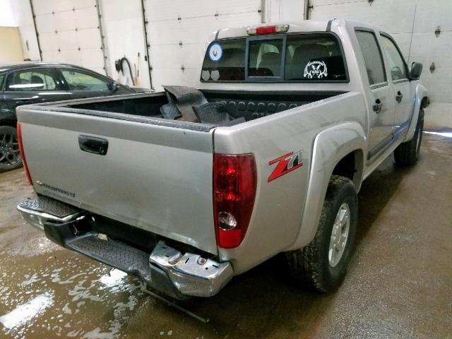 1GCDS43EX88213268 - 2008 CHEVROLET COLORADO L SILVER photo 4