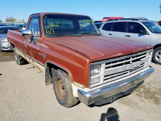 1GCDR14H0HF403434 - 1987 CHEVROLET R10 GOLD photo 1