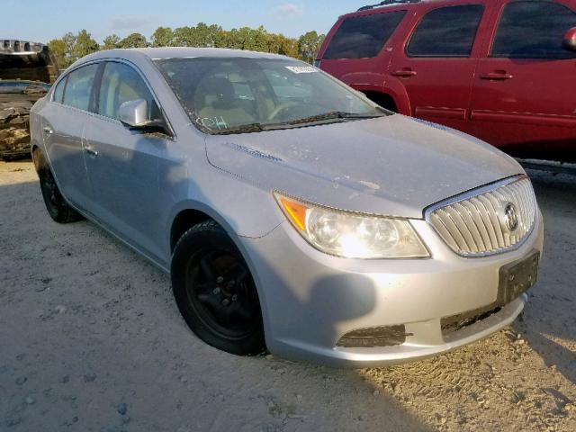 1G4GB5EG6AF122030 - 2010 BUICK LACROSSE C SILVER photo 1