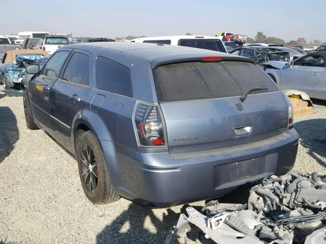 2D4FV47VX7H845046 - 2007 DODGE MAGNUM SXT GRAY photo 3