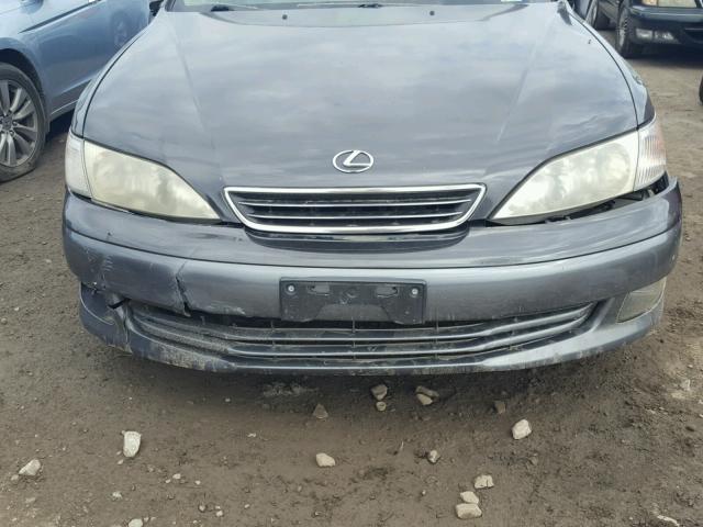 JT8BF28G4Y0270394 - 2000 LEXUS ES 300 GRAY photo 9