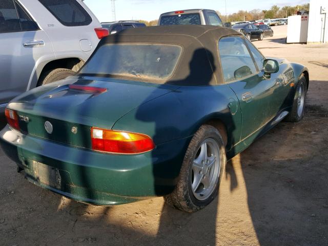 4USCH7328VLE02914 - 1997 BMW Z3 1.9 GREEN photo 4