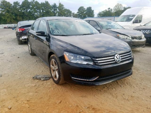 1VWBS7A30EC055247 - 2014 VOLKSWAGEN PASSAT SE BLACK photo 1