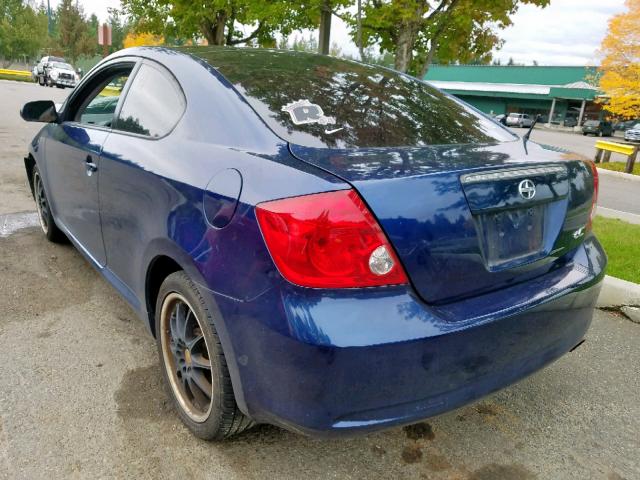 JTKDE167150063167 - 2005 TOYOTA SCION TC ლურჯი ფოტო 3