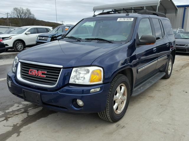 1GKET16S346126615 - 2004 GMC ENVOY XL BLUE photo 2