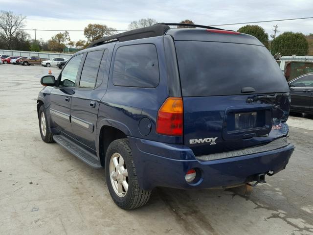 1GKET16S346126615 - 2004 GMC ENVOY XL BLUE photo 3