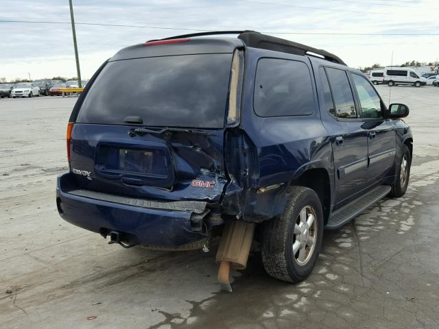 1GKET16S346126615 - 2004 GMC ENVOY XL BLUE photo 4