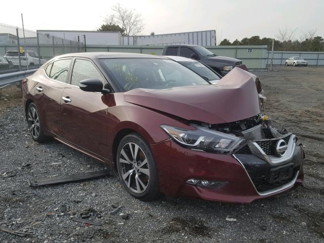 1N4AA6AP1HC368199 - 2017 NISSAN MAXIMA 3.5 RED photo 1