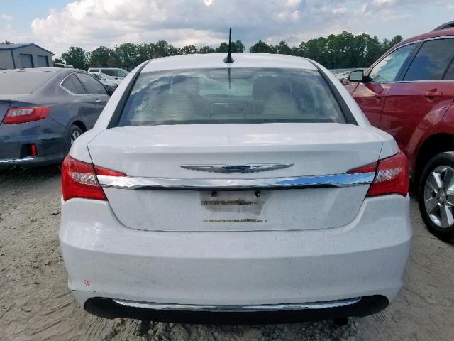 1C3CCBAB4CN303665 - 2012 CHRYSLER 200 LX WHITE photo 9