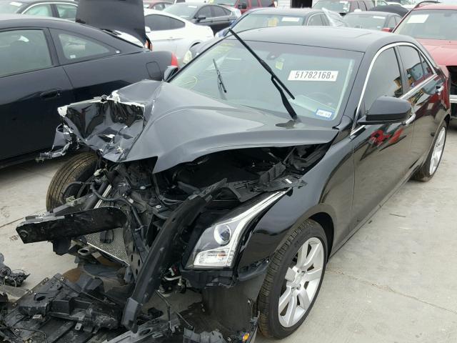 1G6AA5RA0F0102386 - 2015 CADILLAC ATS BLACK photo 2