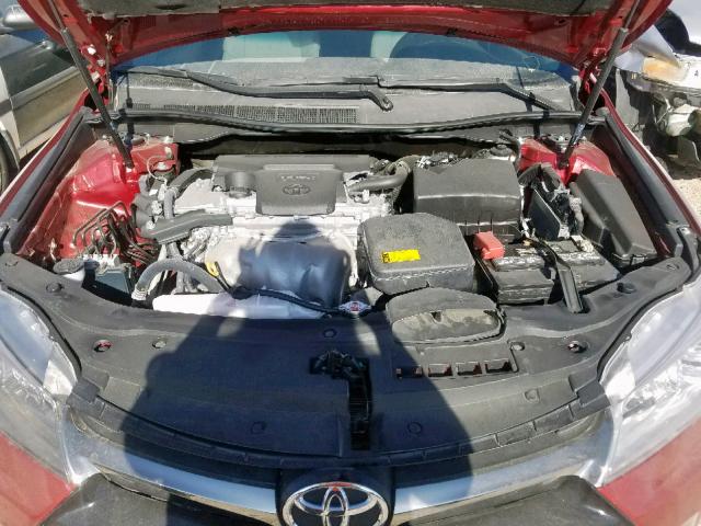 4T1BF1FK4HU767940 - 2017 TOYOTA CAMRY LE RED photo 7