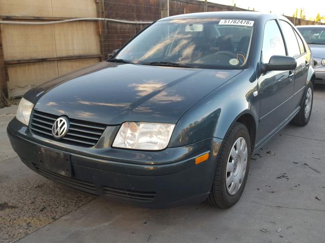 3VWRK69MX3M151419 - 2003 VOLKSWAGEN JETTA GL GREEN photo 2