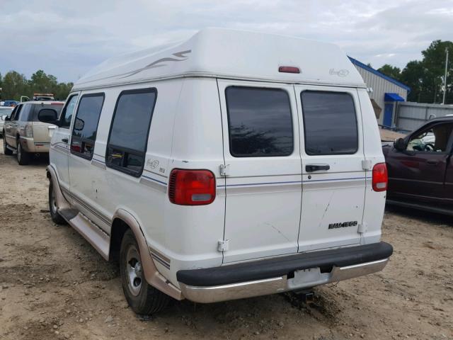 2B6HB11Y0XK502074 - 1999 DODGE RAM VAN B1 WHITE photo 3