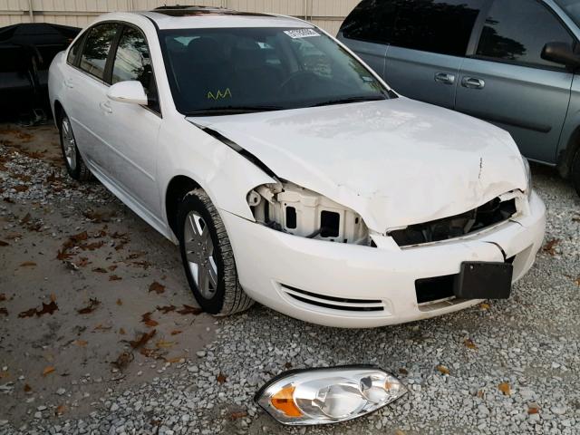 2G1WB5E31E1101654 - 2014 CHEVROLET IMPALA LIM WHITE photo 1