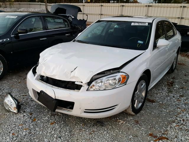 2G1WB5E31E1101654 - 2014 CHEVROLET IMPALA LIM WHITE photo 2