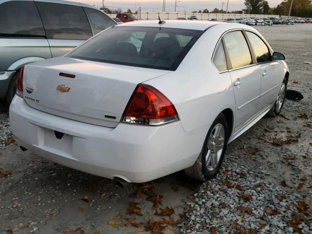 2G1WB5E31E1101654 - 2014 CHEVROLET IMPALA LIM WHITE photo 4