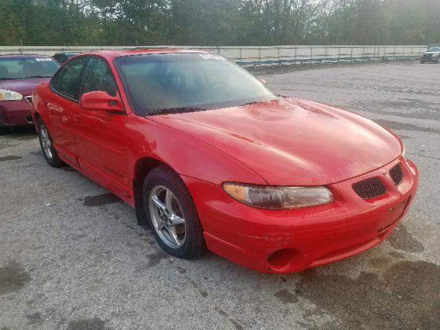 1G2WP52KX2F201684 - 2002 PONTIAC GRAND PRIX RED photo 1