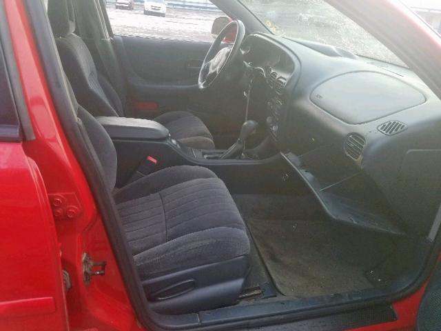 1G2WP52KX2F201684 - 2002 PONTIAC GRAND PRIX RED photo 5