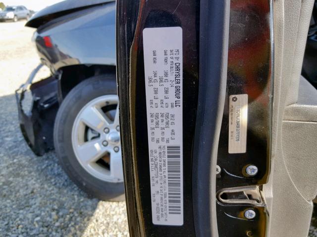 1C4NJCBA0ED777370 - 2014 JEEP COMPASS SP შავი ფოტო 10