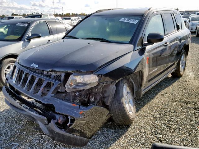 1C4NJCBA0ED777370 - 2014 JEEP COMPASS SP შავი ფოტო 2