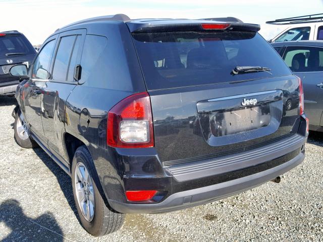 1C4NJCBA0ED777370 - 2014 JEEP COMPASS SP BLACK photo 3