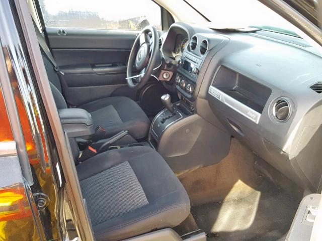 1C4NJCBA0ED777370 - 2014 JEEP COMPASS SP შავი ფოტო 5