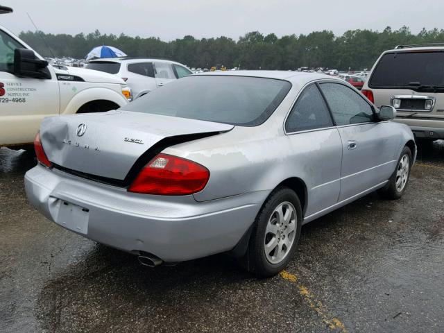 19UYA42401A013366 - 2001 ACURA 3.2CL SILVER photo 4