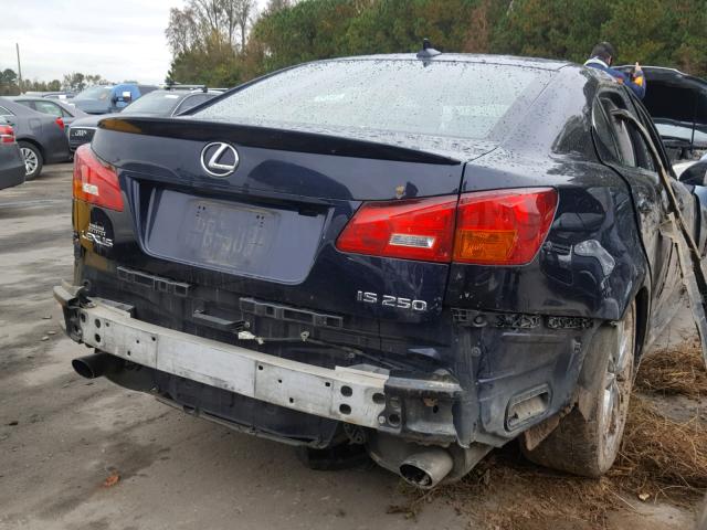 JTHBK262685058330 - 2008 LEXUS IS 250 BLUE photo 4