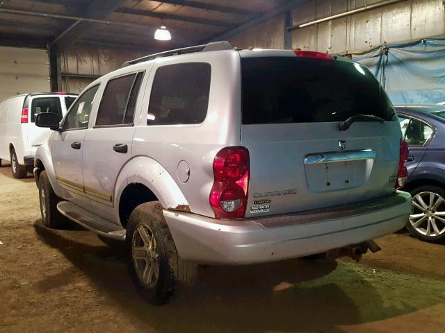 1D8HB58D44F111060 - 2004 DODGE DURANGO LI SILVER photo 3