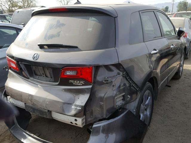 5J8TB18589A001256 - 2009 ACURA RDX TECHNO GRAY photo 4