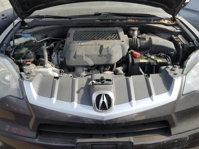 5J8TB18589A001256 - 2009 ACURA RDX TECHNO GRAY photo 7