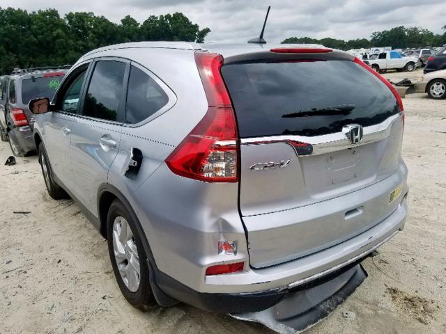 2HKRM3H79GH531998 - 2016 HONDA CR-V EXL SILVER photo 3