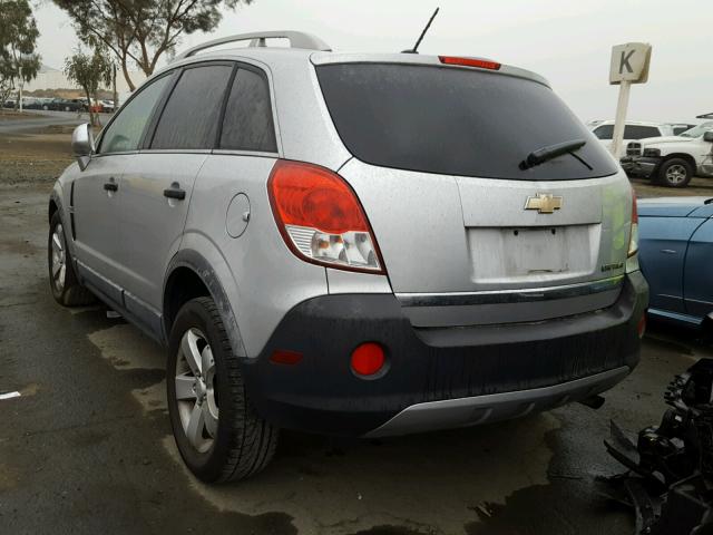 3GNAL2EKXCS557911 - 2012 CHEVROLET CAPTIVA SP SILVER photo 3