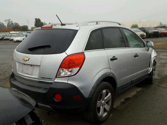 3GNAL2EKXCS557911 - 2012 CHEVROLET CAPTIVA SP SILVER photo 4