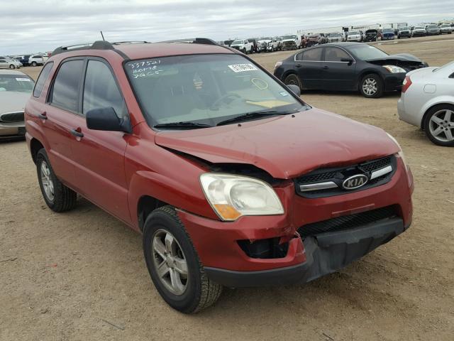 KNDJE723097561602 - 2009 KIA SPORTAGE RED photo 1