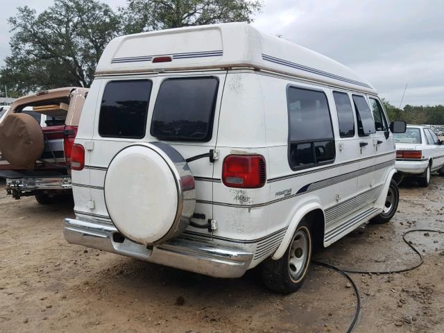 2B6HB21YXSK520807 - 1995 DODGE RAM VAN B2 WHITE photo 4