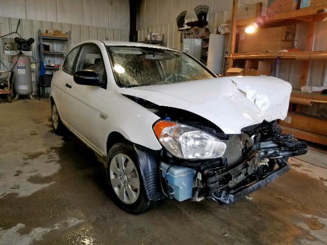 KMHCM3AC5BU191093 - 2011 HYUNDAI ACCENT GL WHITE photo 1