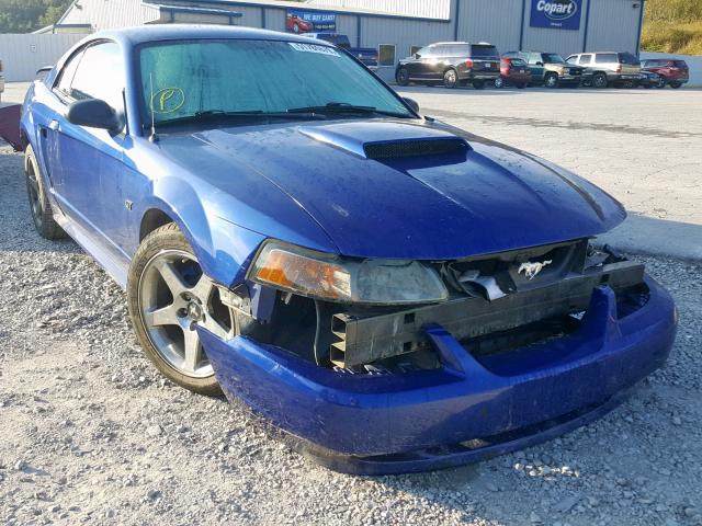 1FAFP42X32F176585 - 2002 FORD MUSTANG GT BLUE photo 1