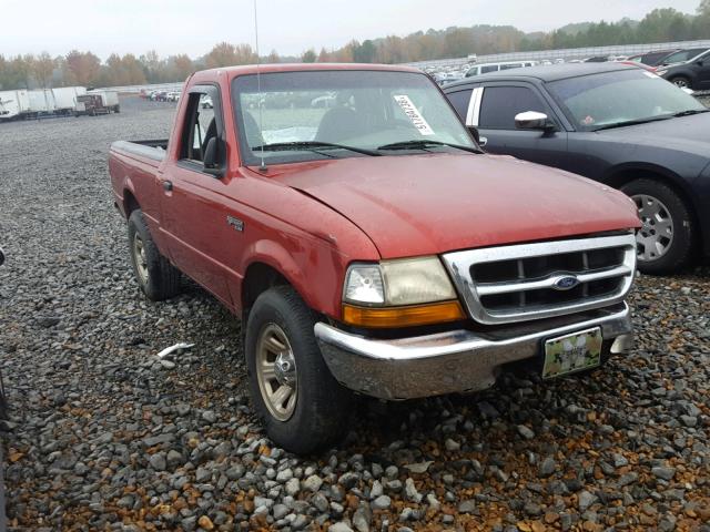 1FTYR10C9YTB42348 - 2000 FORD RANGER RED photo 1