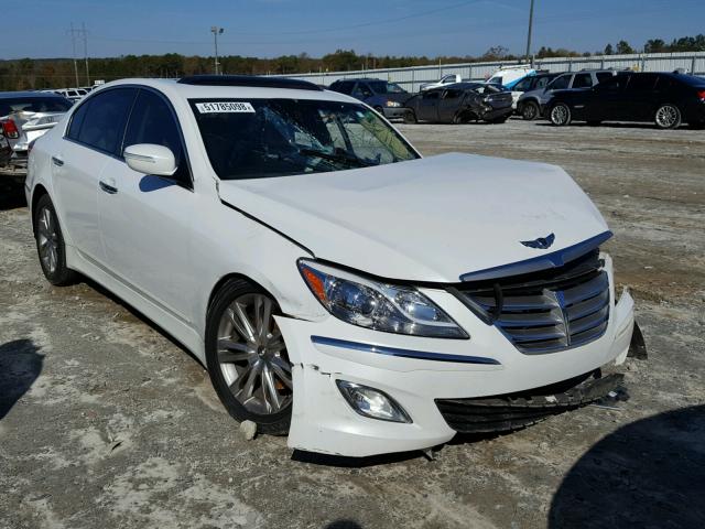 KMHGC4DD3DU248604 - 2013 HYUNDAI GENESIS 3. WHITE photo 1