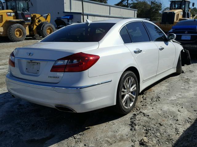 KMHGC4DD3DU248604 - 2013 HYUNDAI GENESIS 3. WHITE photo 4