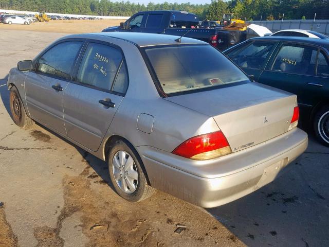 JA3AJ26E83U065108 - 2003 MITSUBISHI LANCER ES BROWN photo 3