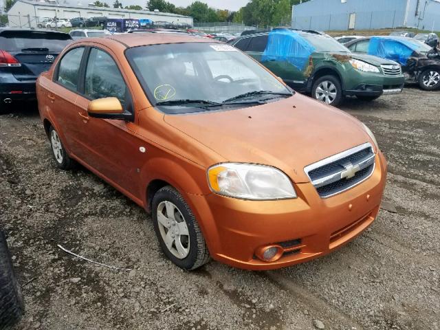 KL1TD56698B070386 - 2008 CHEVROLET AVEO BASE Қызғылт сары фото 1